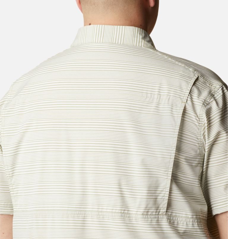 Men's Columbia Twisted Creek III Short Sleeve Shirts Stripe | Plus Size CA-U0LC4